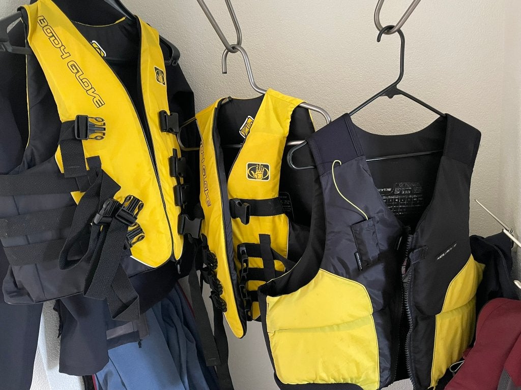 watersport zwemvesten 3 stuks S/M -L- XXXL Goede kwaliteit!!, Watersport en Boten, Gebruikt, Ophalen of Verzenden, Dame of Heer