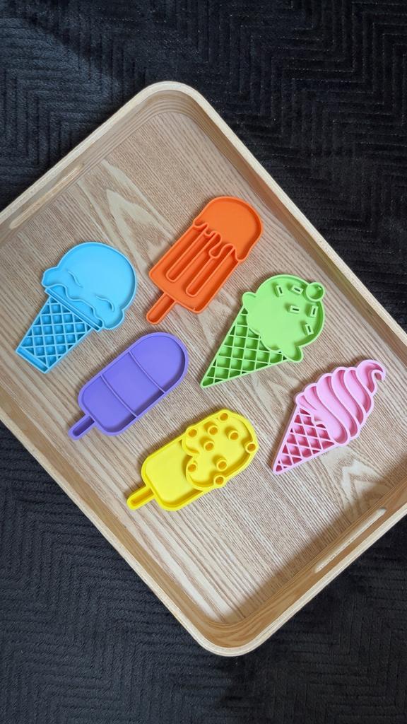 Vulvorme ijsjes pastel gekleurd, Hoogersmilde Beilervaart 1, Nieuw, Ophalen of Verzenden, Info@sensoplay.nl