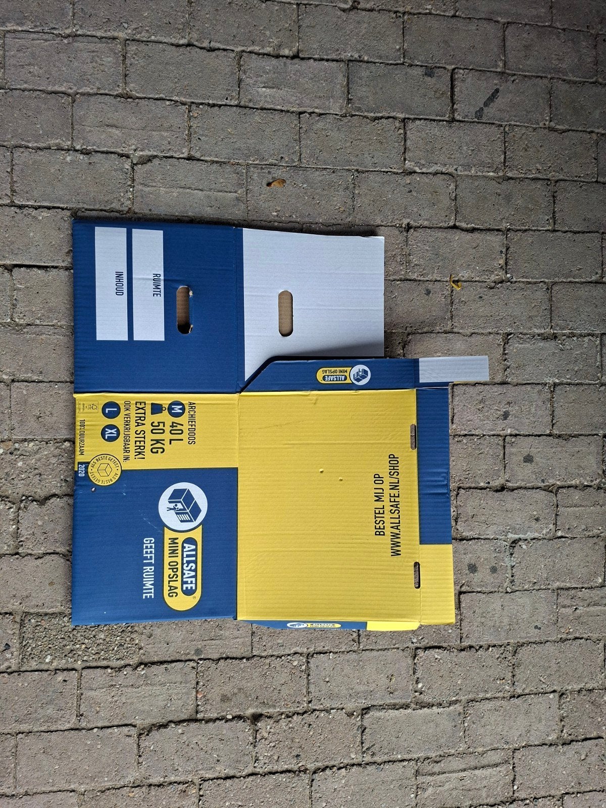 50x verhuisdoos L en 17x archiefdoos M, Doe-het-zelf en Verbouw, Kratten en Dozen, Ophalen, Opvouwbaar, 50 tot 75 cm, Minder dan 40 cm