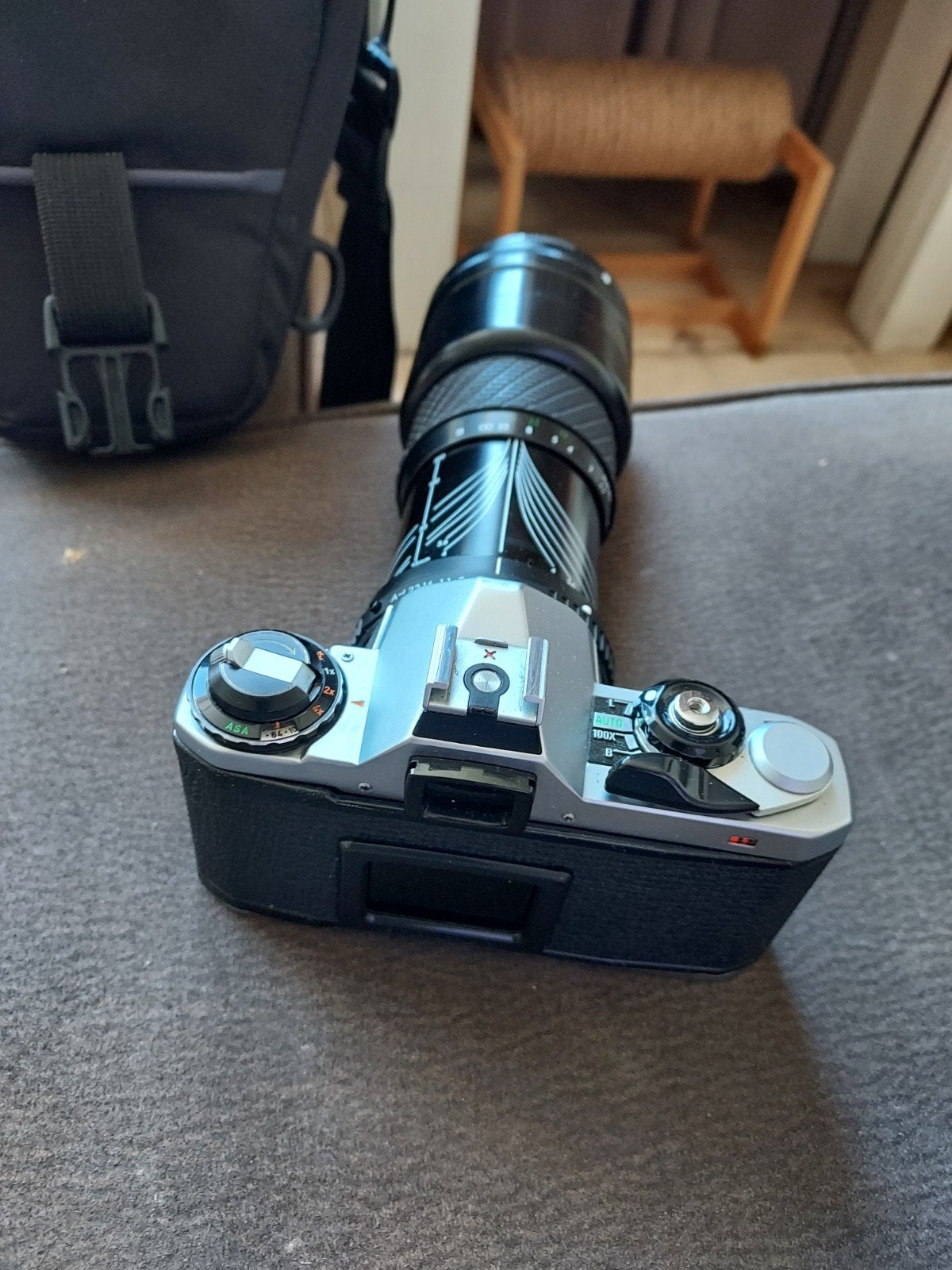 Pentax ME F Spiegelreflexcamera met Sigma Zoomlens, Ophalen of Verzenden