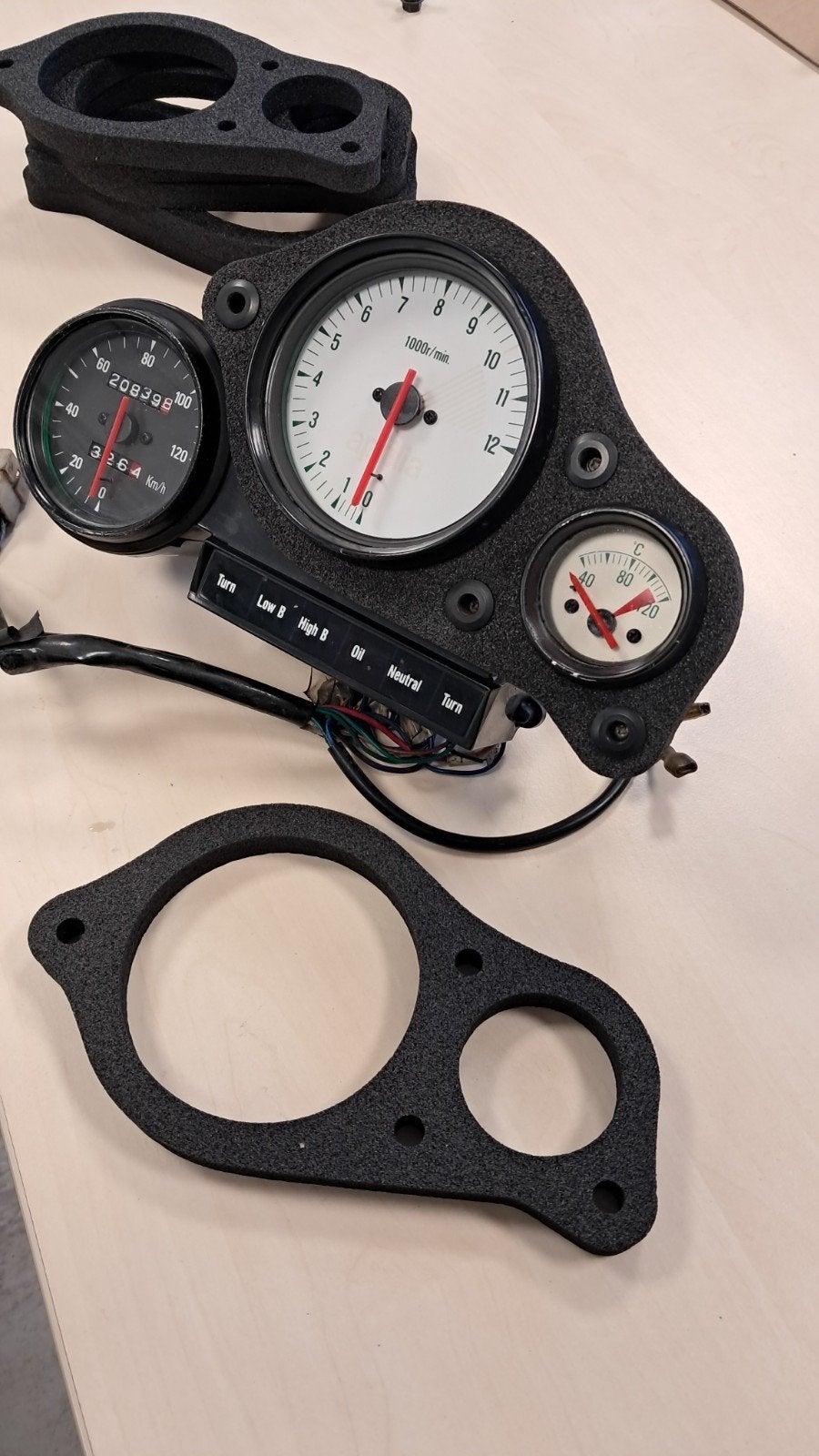 Aprilia rs50 rs125 dashfoam, tellerschuim, teller, Nieuw, Ophalen of Verzenden, AHR-Engineering, Aprilia rs 50