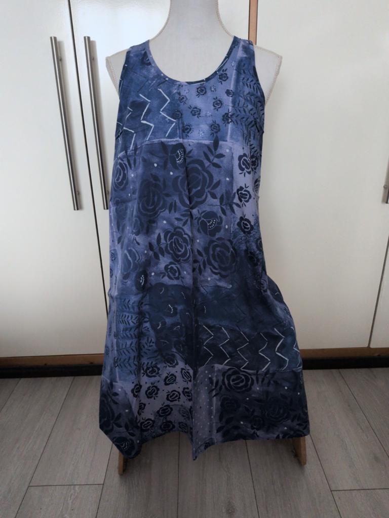Zomerjurk van Gudrun Sjödén, Ophalen of Verzenden, Zo goed als nieuw, Blauw, Onder de knie