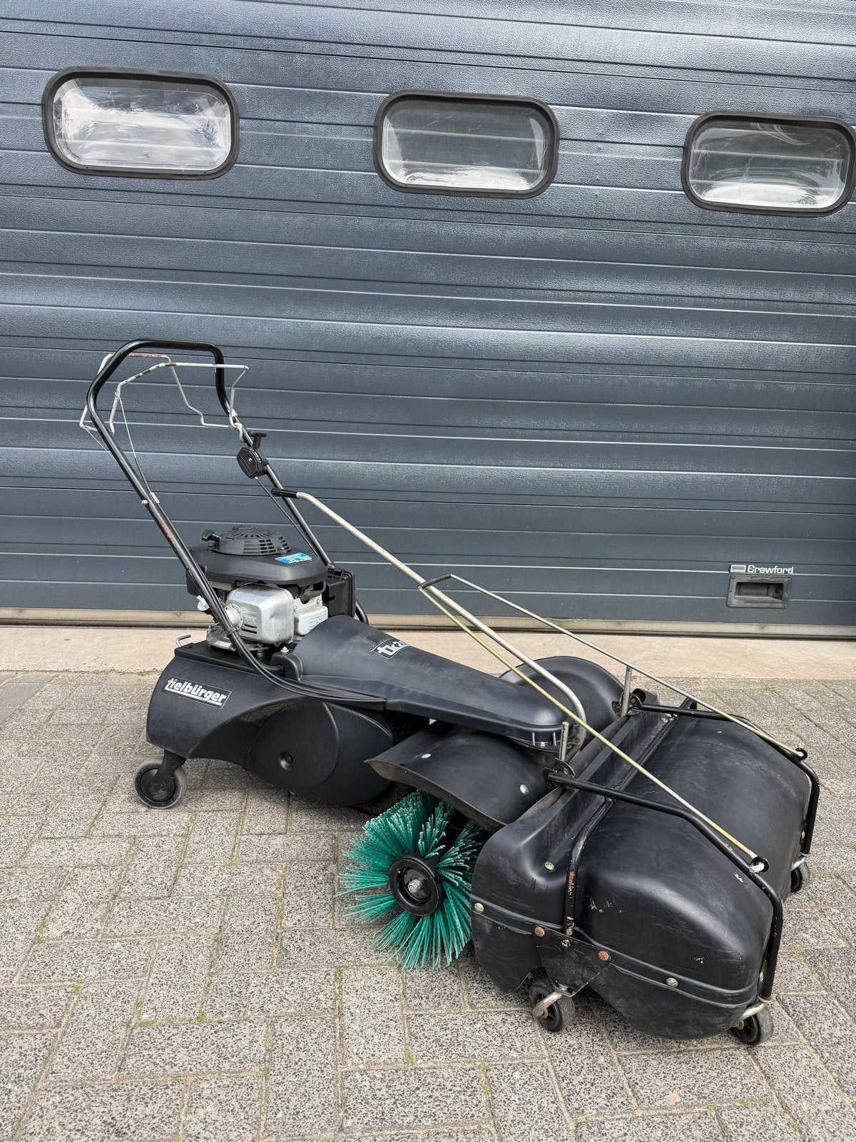 Tielburger TK 20 veegmachine met opvangbak, Ophalen, Gebruikt