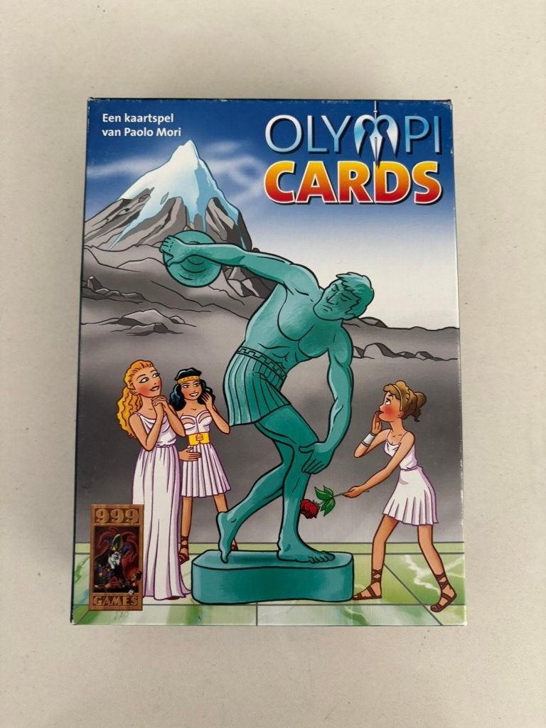 Olympic cards is een leuk kaartspel 999 games!, Een of twee spelers, Ophalen of Verzenden, Zo goed als nieuw, 999 Games