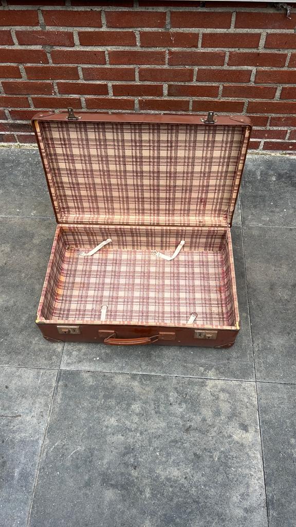 Oude/retro koffer, Sieraden, Tassen en Uiterlijk, Koffers, Ophalen, Gebruikt