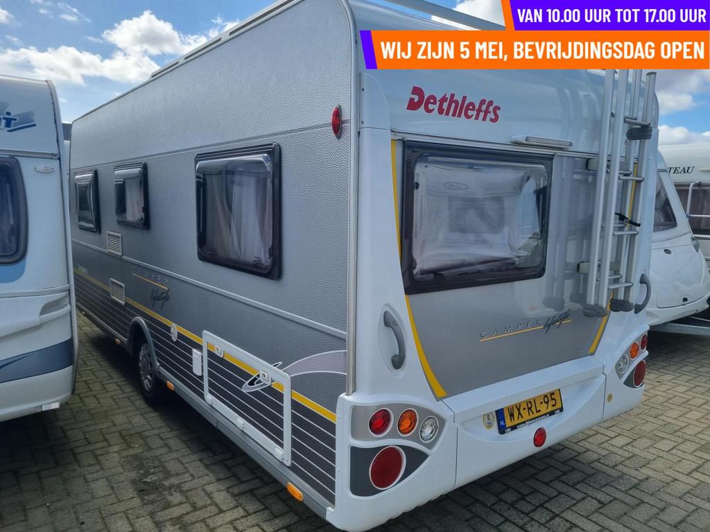 Dethleffs CAMPER  LIFESTYLE 510 FRANSBED + VOORTENT + LUIFE, Rondzit, 7 tot 8 meter, Bedrijf, Dethleffs