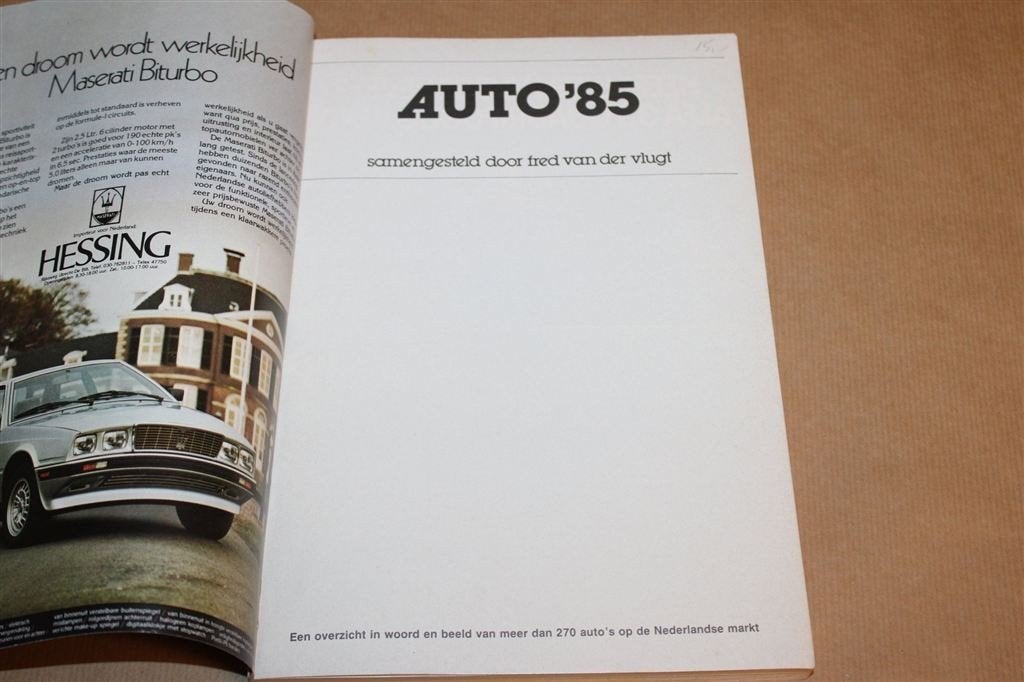 Auto 85 — Meer dan 270 Autos op de Nederlandse Markt, Ophalen of Verzenden, Gelezen, Algemeen