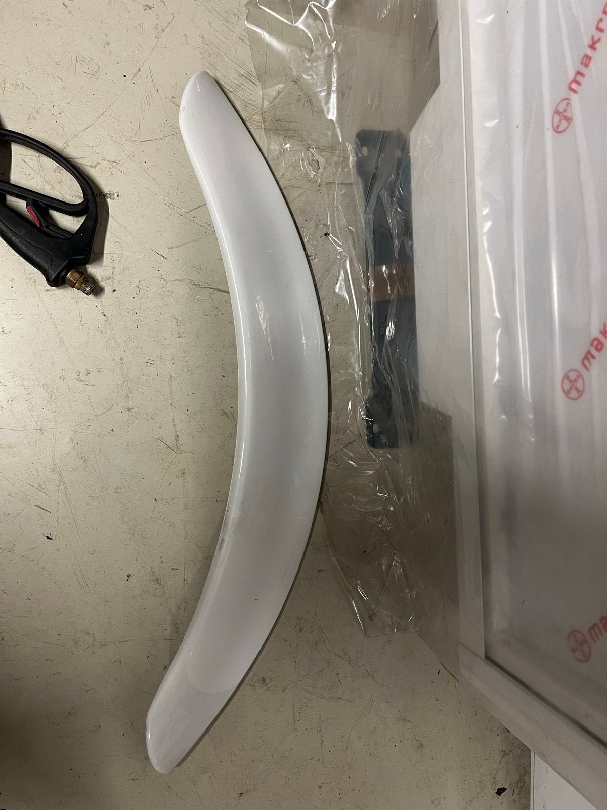 Mini Cooper S R53 Spoiler - Wit | Mini cooper S R50 spoiler, Ophalen of Verzenden, Gebruikt, Achter, Mini
