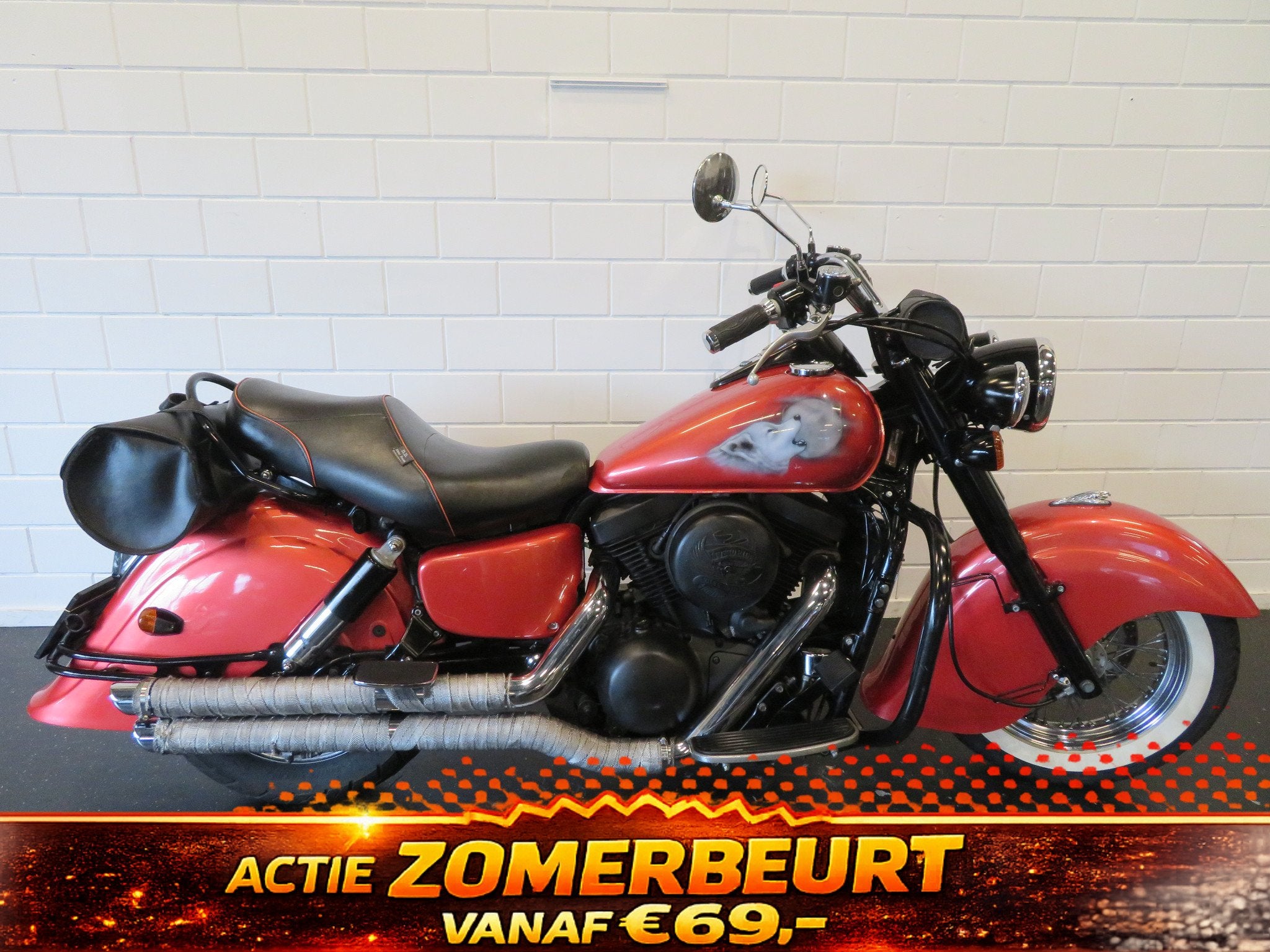 Kawasaki VN 1500 DRIFTER INDIAN CHIEF REPLIC (bj 2001), Motoren, Bedrijf, Chopper