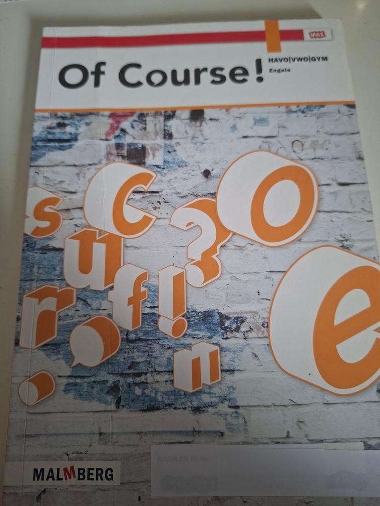 Of Course! Engels HAVO/VWO/GYM - Malmberg, Ophalen of Verzenden, Gelezen, Onbekend, Non-fictie