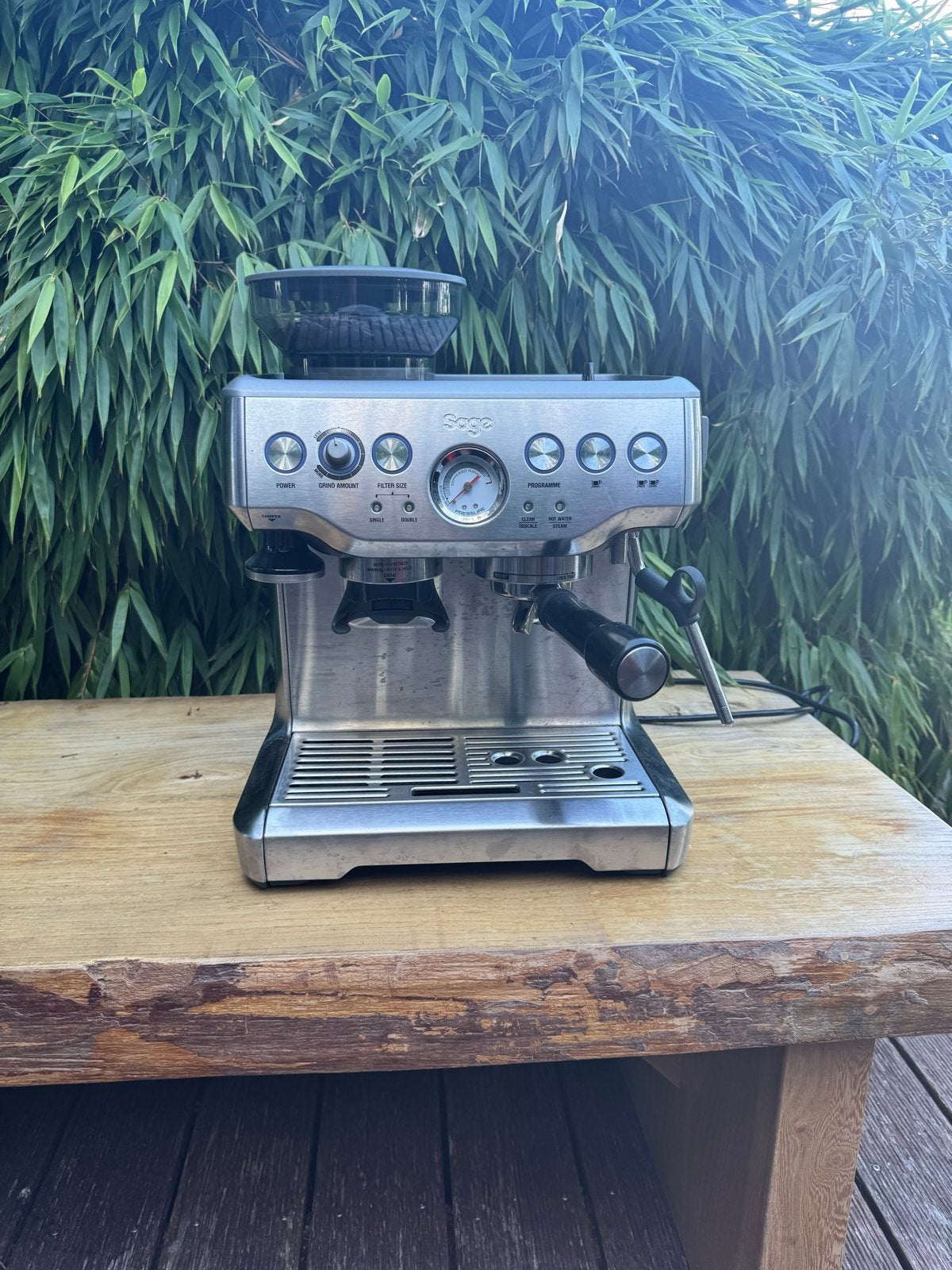Sage The Barista Express Espressomachine, Ophalen, Afneembaar waterreservoir, Espresso apparaat, Koffiebonen