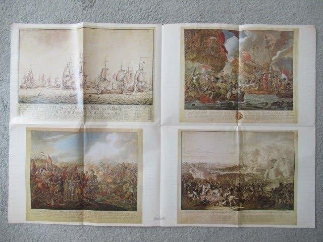 Hist. Slagvelden en Zeegevechten - Museum Atlas van Stolk, 20e eeuw of later, Onbekend (uitgave Museum Atlas van Stolk), Ophalen of Verzenden