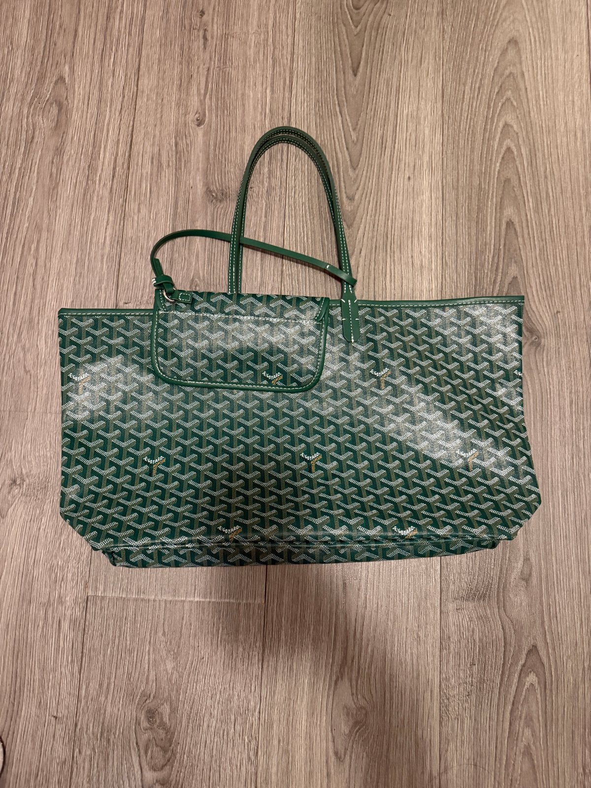 Goyard Saint Louis PM Tote Groen, Ophalen of Verzenden, Zo goed als nieuw, Groen, Shopper