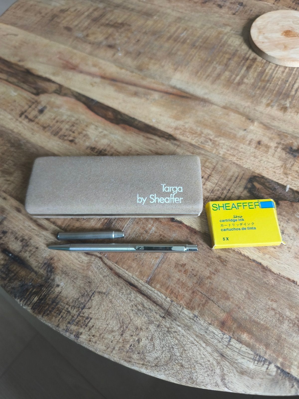 Sheaffer Sailor Sentinel balpen in doos met ex, Ophalen, Nieuw, Balpen, Overige merken