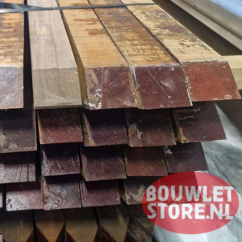 Hardhouten palen | tuinpalen | paal hardhout 70 x 70 mm, Palen, Nieuw, Ophalen of Verzenden, Hardhout
