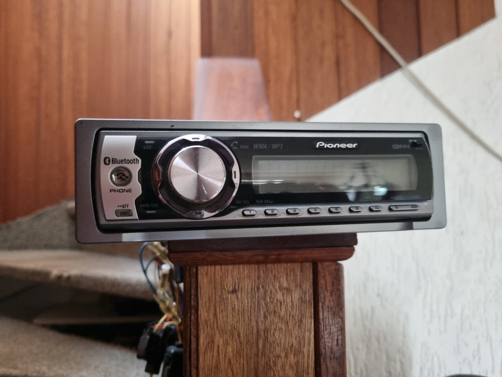 Pioneer bluetooth autoradio, Ophalen of Verzenden, Gebruikt
