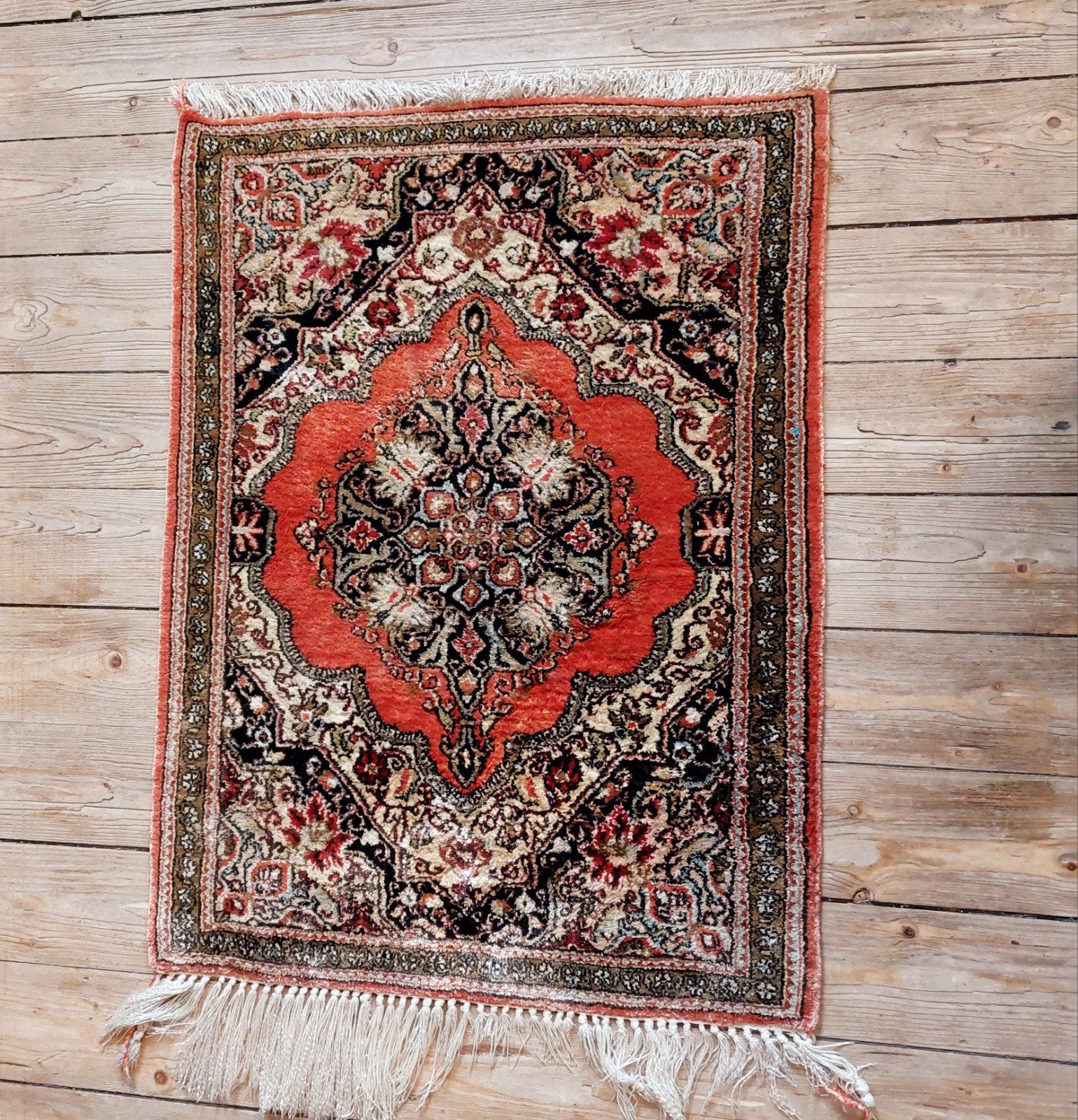 Lucky Vintage Perzisch Ghom  vloerkleed, Ophalen of Verzenden