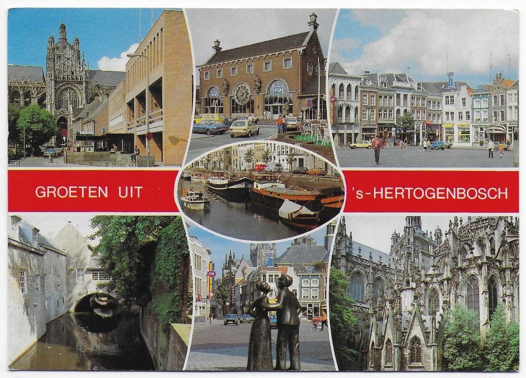 '' s Hertogenbosch Gelopen Ansichtkaart ( B5994), Ophalen of Verzenden, 1960 tot 1980, Gelopen, Noord-Brabant