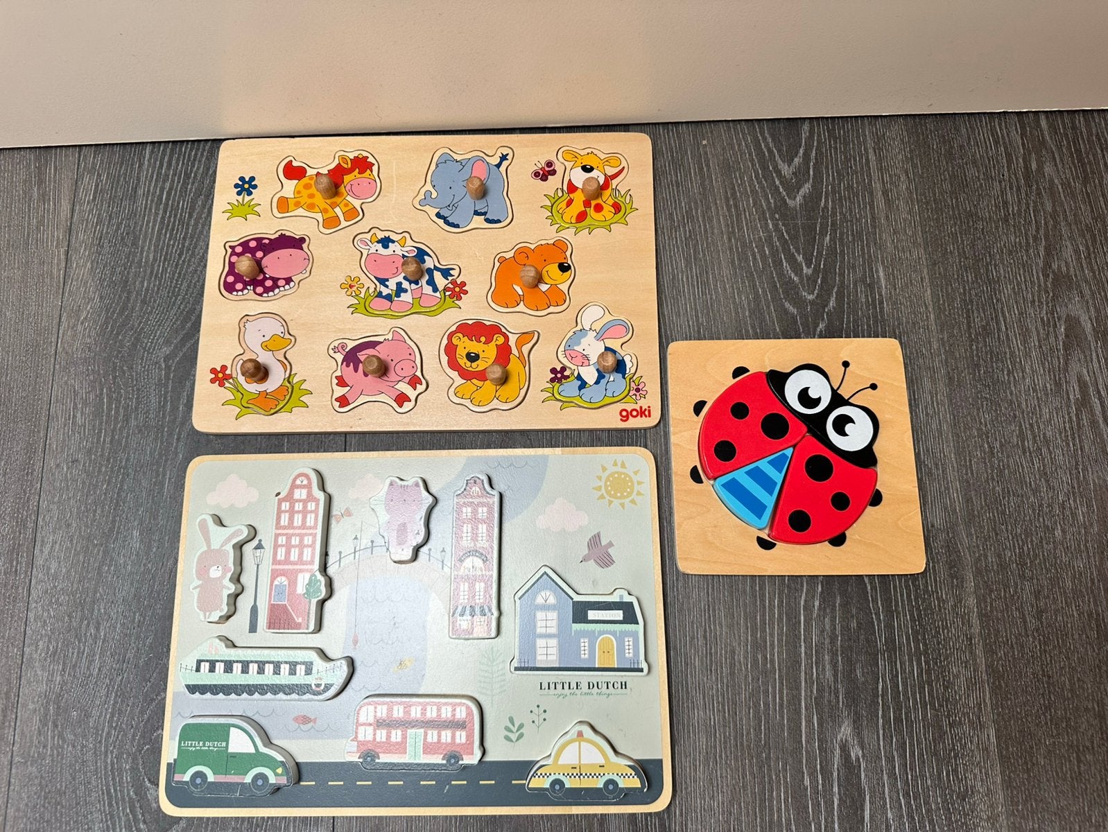 Houten leg puzzel, Ophalen of Verzenden, Gebruikt, 6 maanden tot 2 jaar