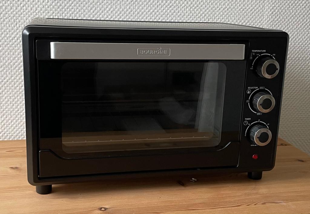 BOURGINI Classic Deluxe Mini Oven 33L, Witgoed en Apparatuur, Ovens, Ophalen, Minder dan 45 cm, Hete lucht, Mini-oven