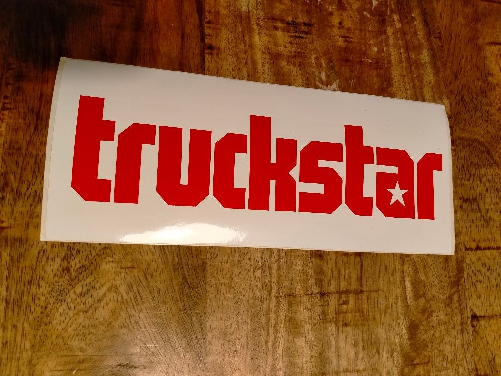Truckstar truck vrachtwagen evenement sticker logo auto, Verzenden, Zo goed als nieuw, Overige typen