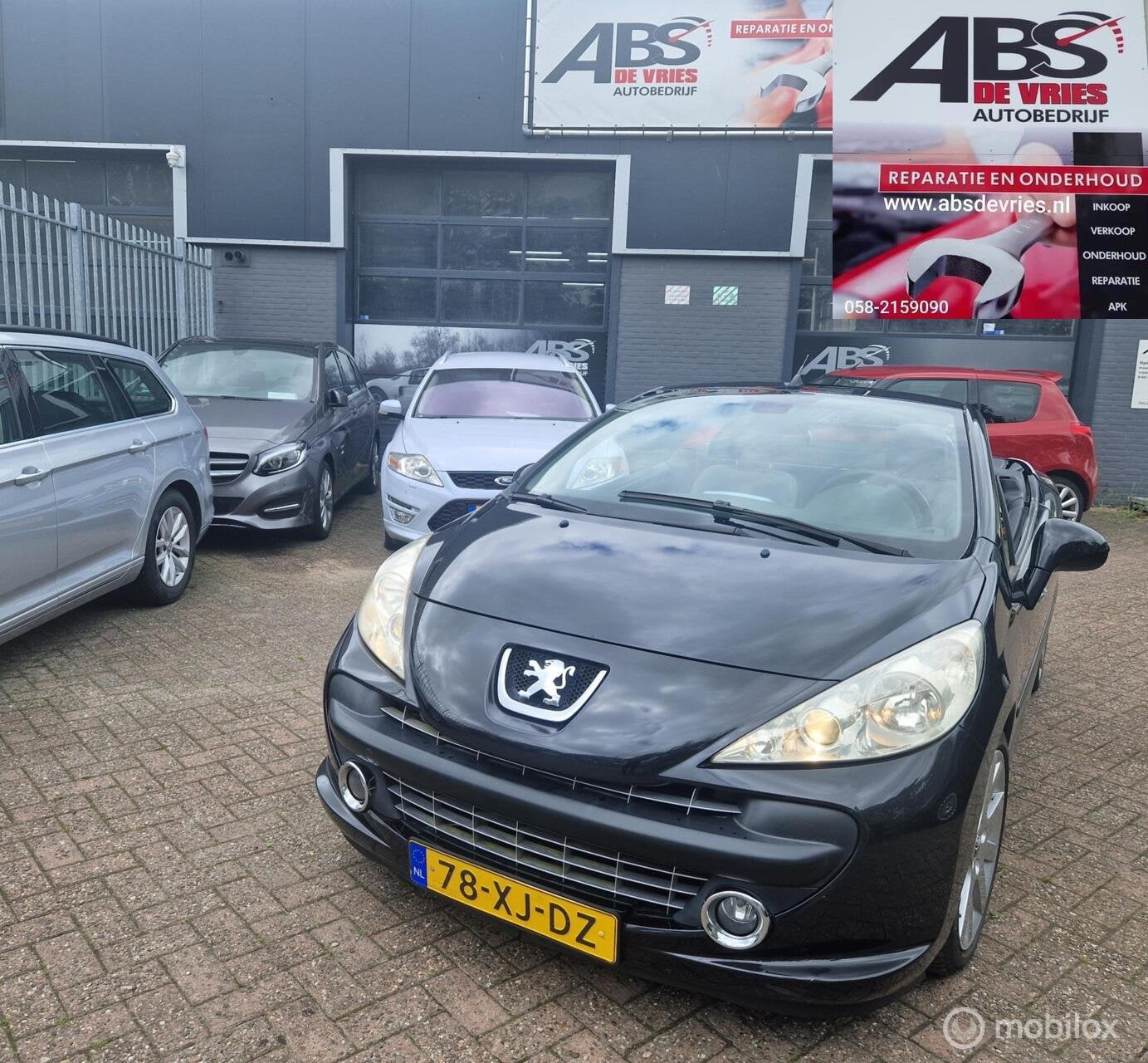 Peugeot 207 CC 1.6-16V T Féline AIRCO CR CONTR APK AUG 2027, Voorwielaandrijving, Gebruikt, 4 cilinders, 4 stoelen