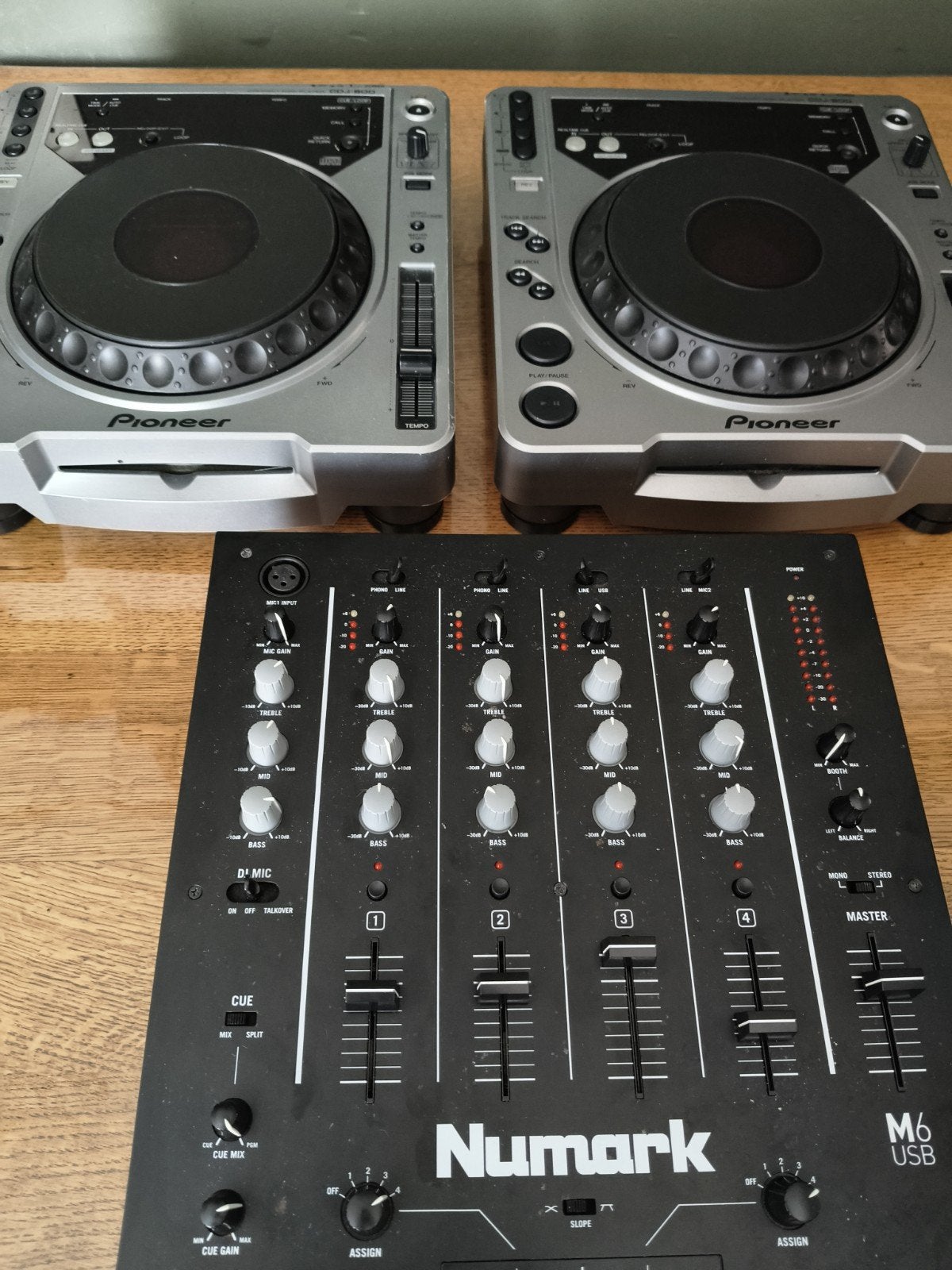 Pioneer CDJ-800 DJ-set met Numark M6 USB mixer, Ophalen, Gebruikt, Dj-set, Pioneer