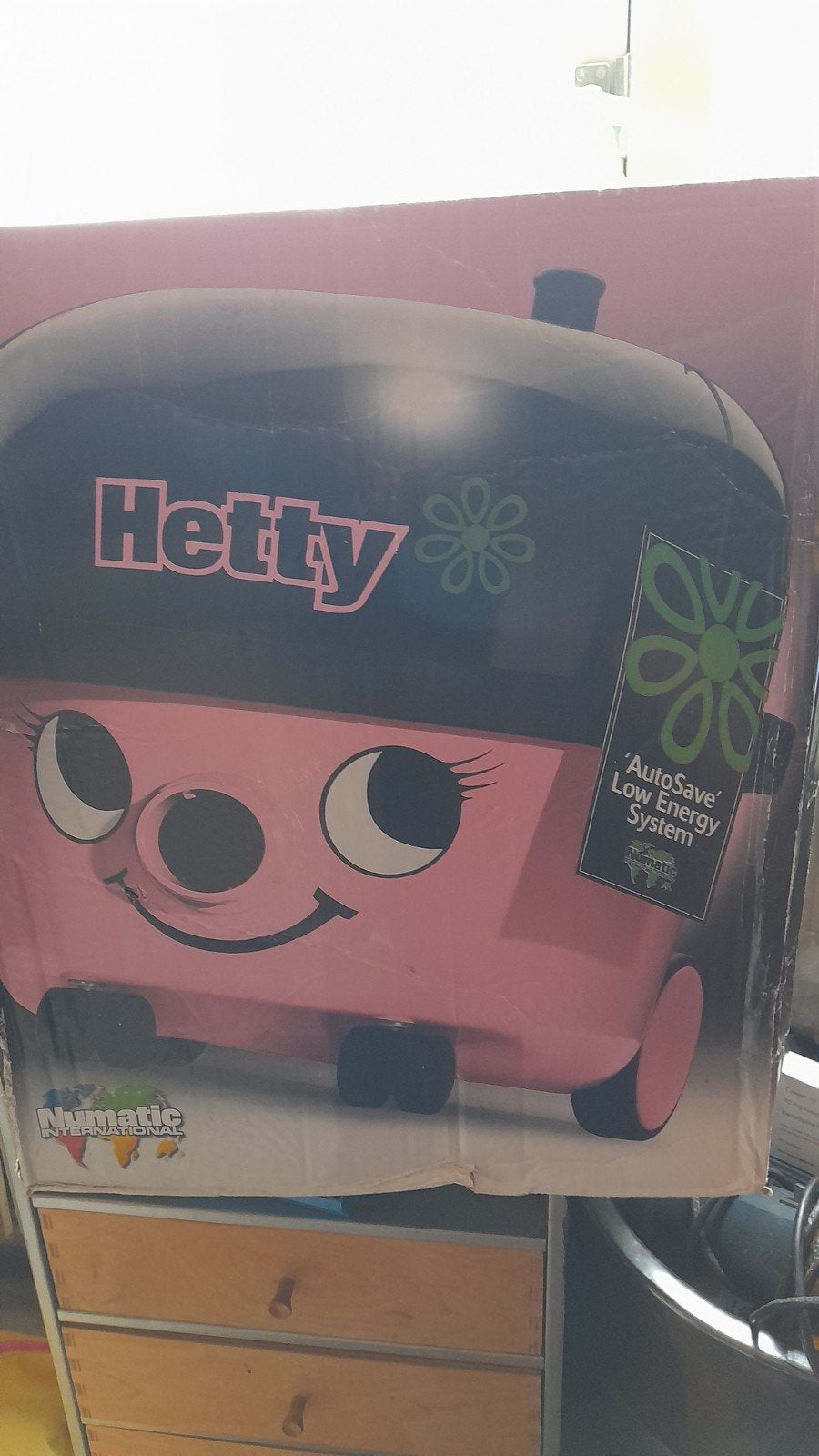 Numatic Hetty stofzuiger - Nieuw in doos, Inclusief accessoires, Numatic, Nieuw, Sledestofzuiger