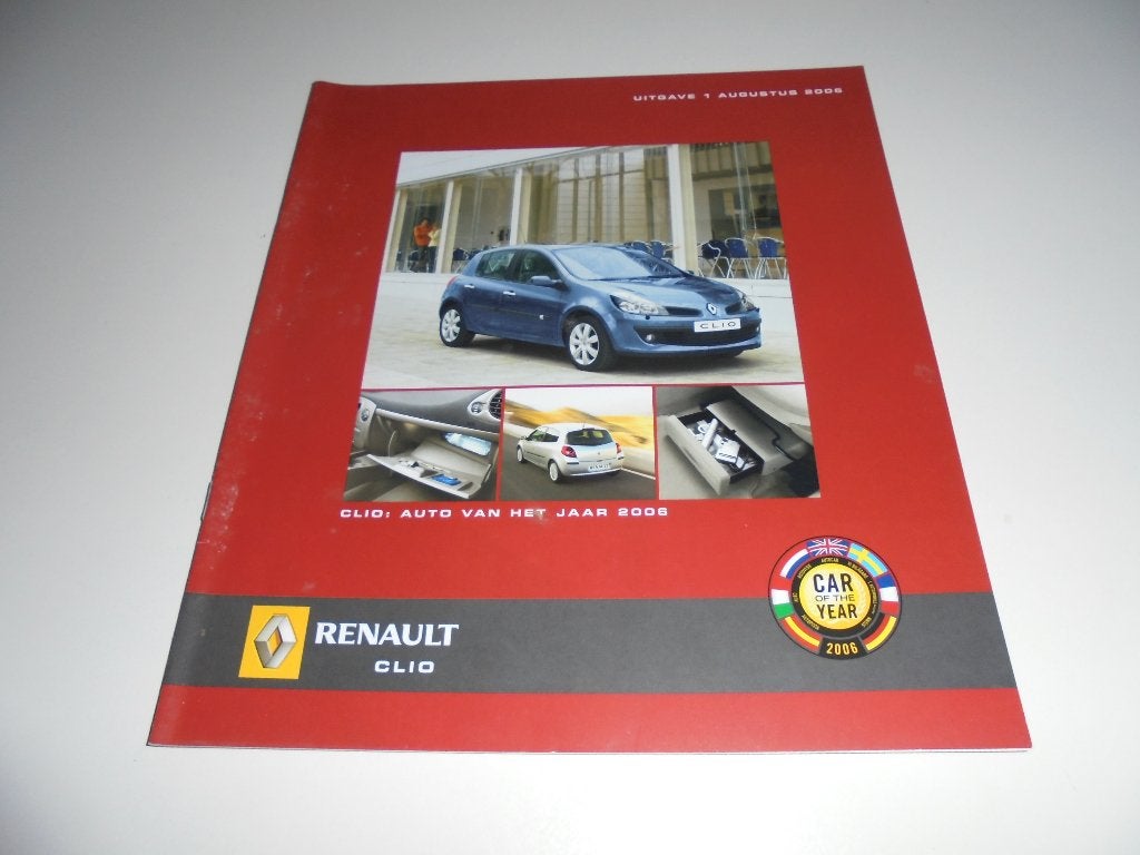 prijslijstbrochure Renault Clio  2006, Ophalen of Verzenden, Nieuw, Renault