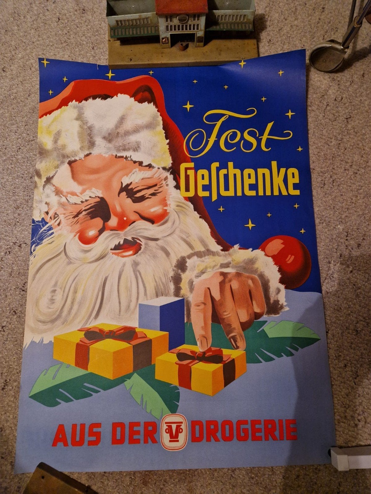 2 oude kerst posters, Verzamelen, Ophalen of Verzenden, Gebruikt, A1 t/m A3