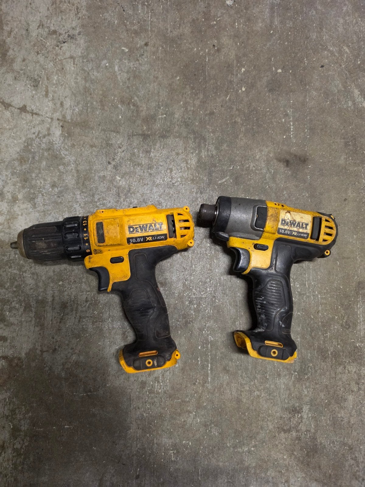 Dewalt 10.8v accu combi set slagschroef & schroefboormachine