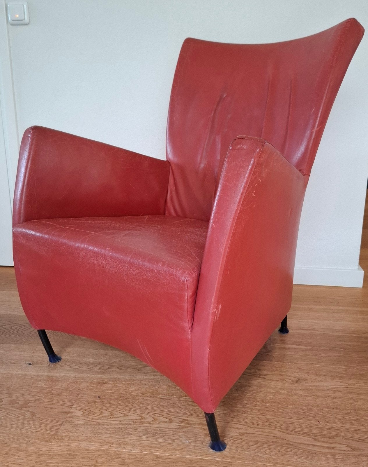 Windy fauteuil (Montis), Ophalen, Gebruikt, 50 tot 75 cm, Leer