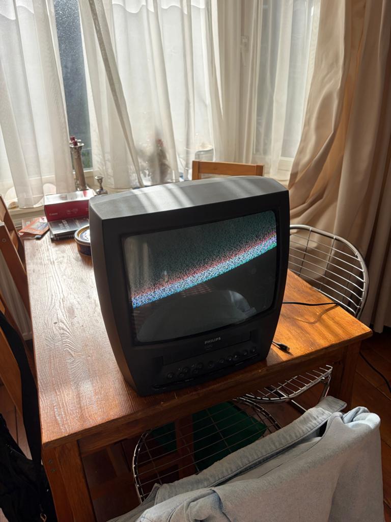 Compacte CRT TV - Perfect voor retro gaming met SCART, Ophalen, Gebruikt, Minder dan 40 cm, Philips