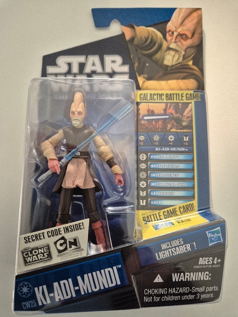 Star Wars CW 2010 CW25 Ki-Adi-Mundi Jedi General, Ophalen of Verzenden, Nieuw, Actiefiguurtje