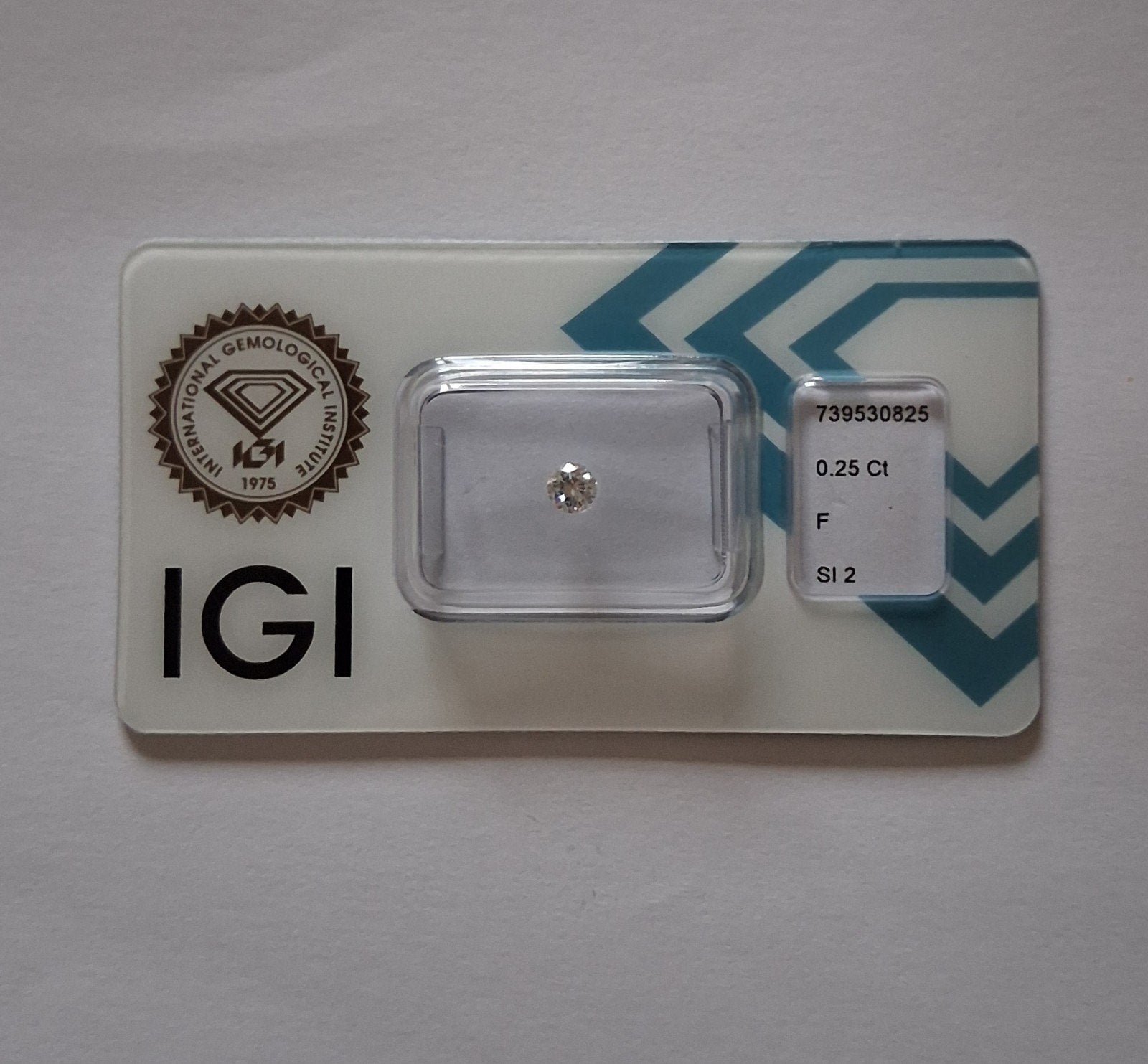 Natuurlijke Diamant 0.25 Karaat IGI Gecertificeerd, Sieraden, Tassen en Uiterlijk, Ophalen of Verzenden, Nieuw