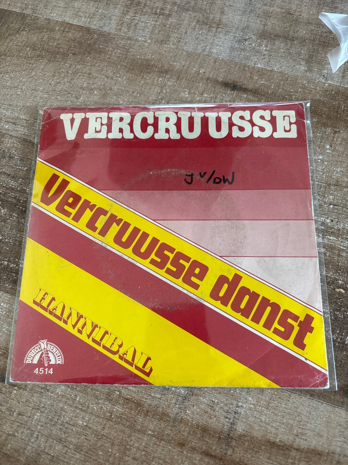 Vercruusse Danst Single - Hannibal (Dureco Benelux), Gebruikt, 7 inch, Ophalen of Verzenden, EP