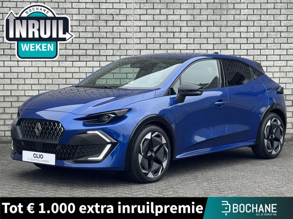Renault Clio 1.8 Hybrid 160 Techno | Pack Première | Reserv, Auto's, Renault, Bedrijf, Te koop, Clio, 360° camera, ABS, Achteruitrijcamera