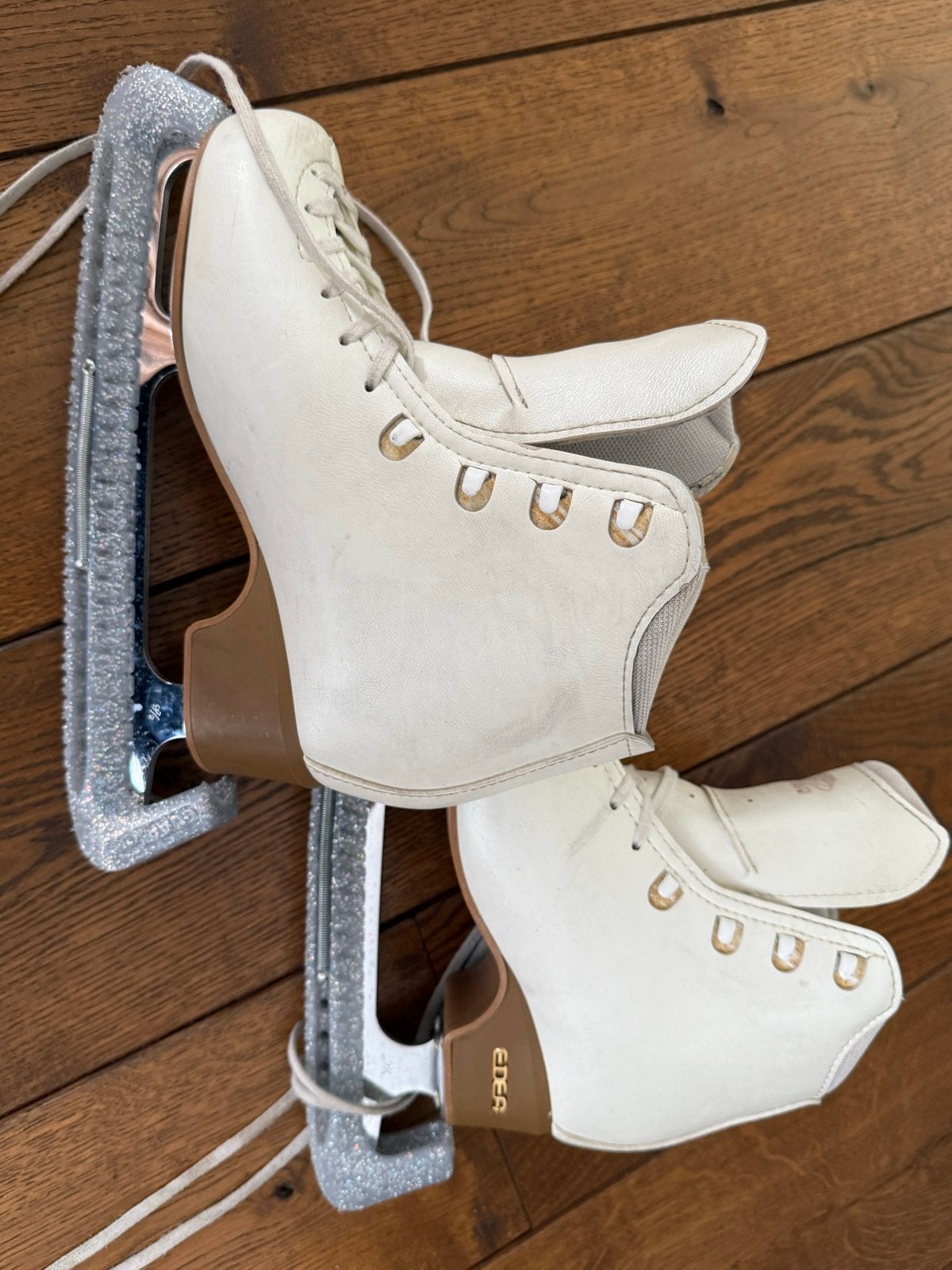 Witte Edea Tempo kunstschaatsen, maat 255 (ca. 38), Sport en Fitness, Schaatsen, Ophalen of Verzenden, Gebruikt, Kunstschaatsen