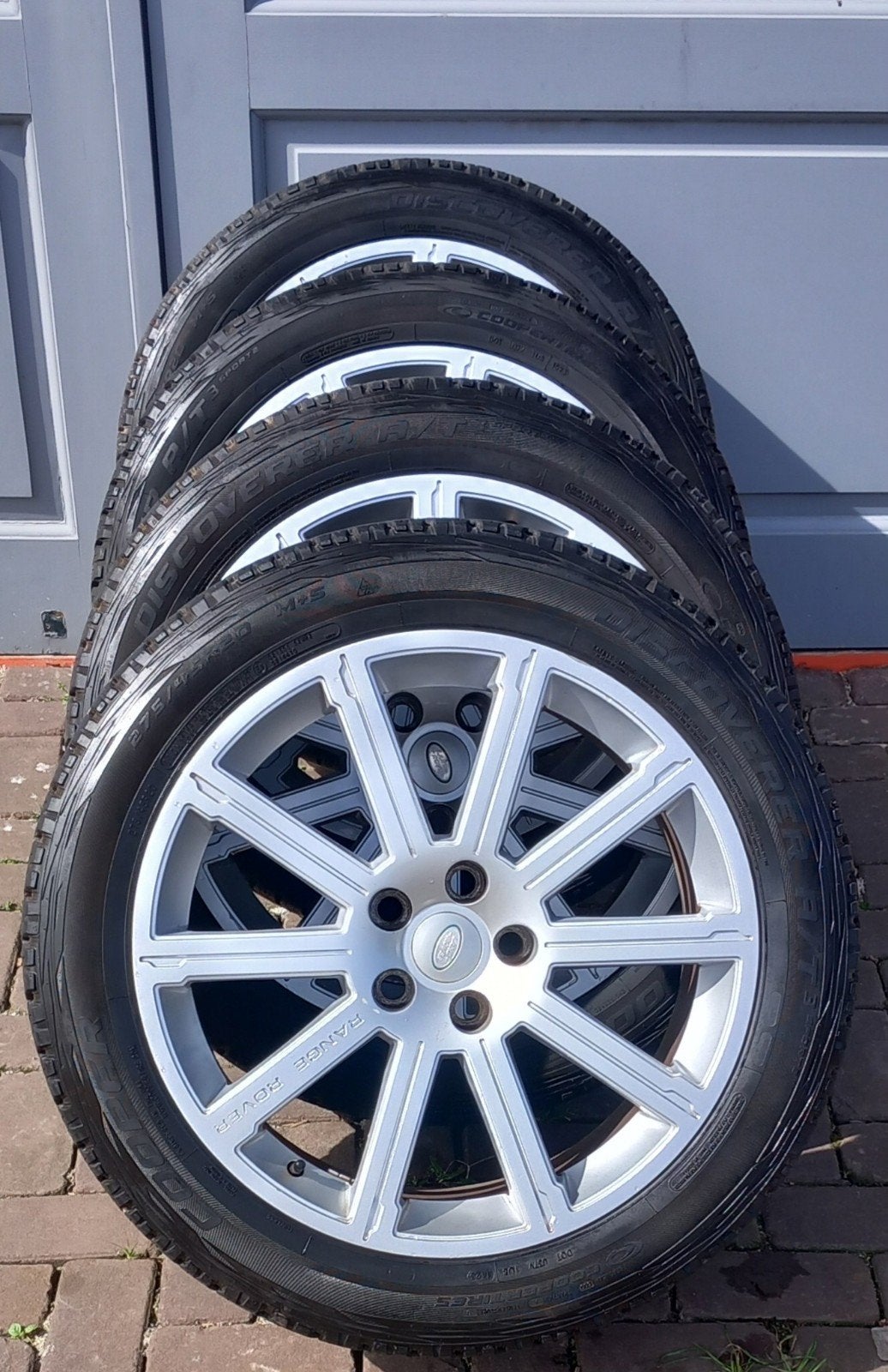 Banden met velgen Range Rover Land Rover, 275 mm, Banden en Velgen, Ophalen of Verzenden, Terreinwagen