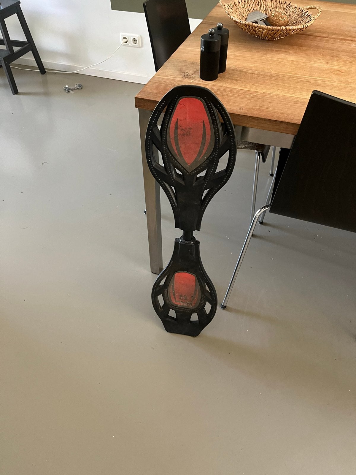 Waveboard - Zwart met rood, Ophalen of Verzenden, Gebruikt, Waveboard