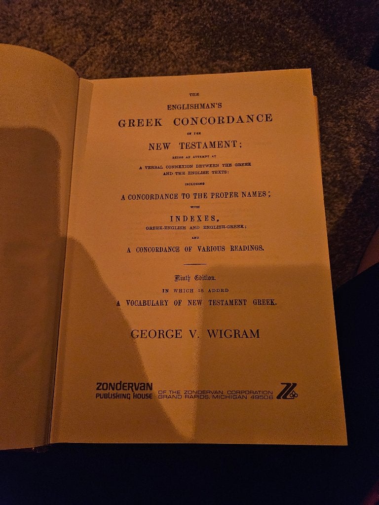 The greek nieuwe testament concordantie, Boeken, Ophalen of Verzenden