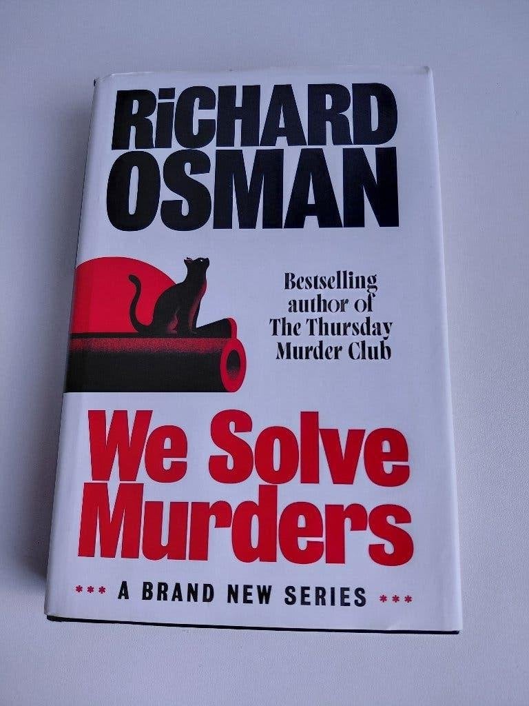 Richard Osman We Solve Murders Engelstalig gebonden 1e druk, Ophalen, Zo goed als nieuw, Richard Osman