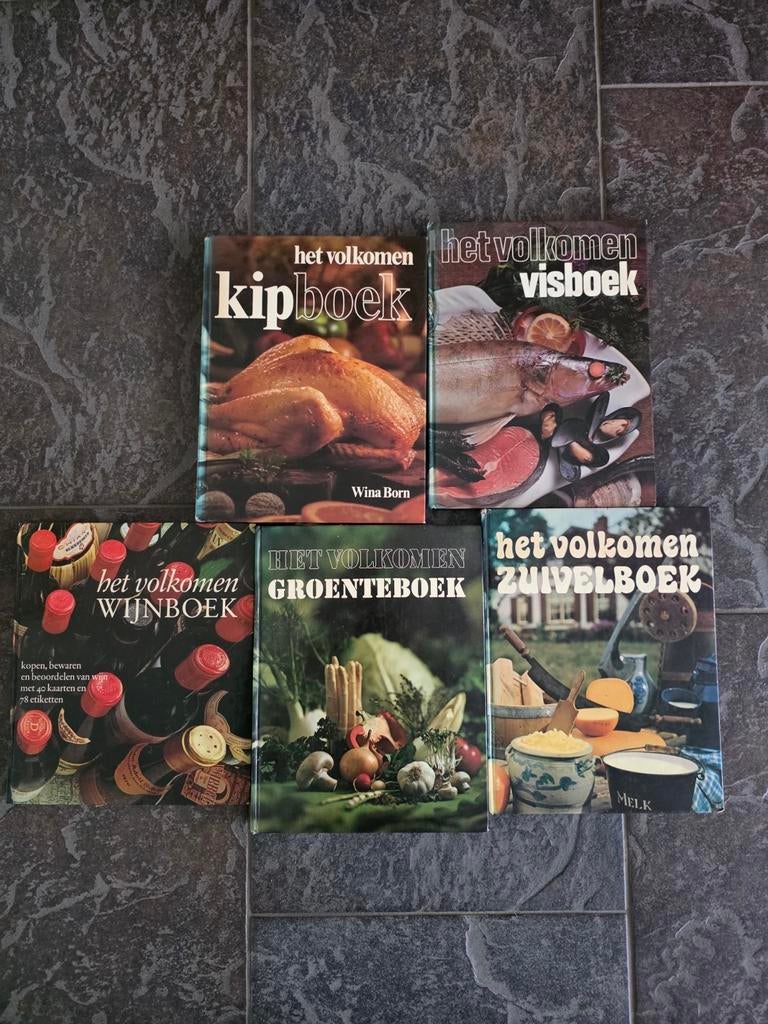 Het VolKomen Kookboeken Serie - 5 Delen, Boeken, Vegetarisch, Overige gebieden, Gelezen, Wina Born