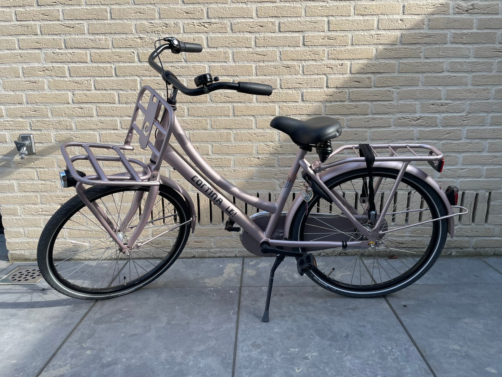 Roze Cortina U4 24 inch meisjesfiets, Ophalen, Terugtraprem, Versnellingen, Gebruikt