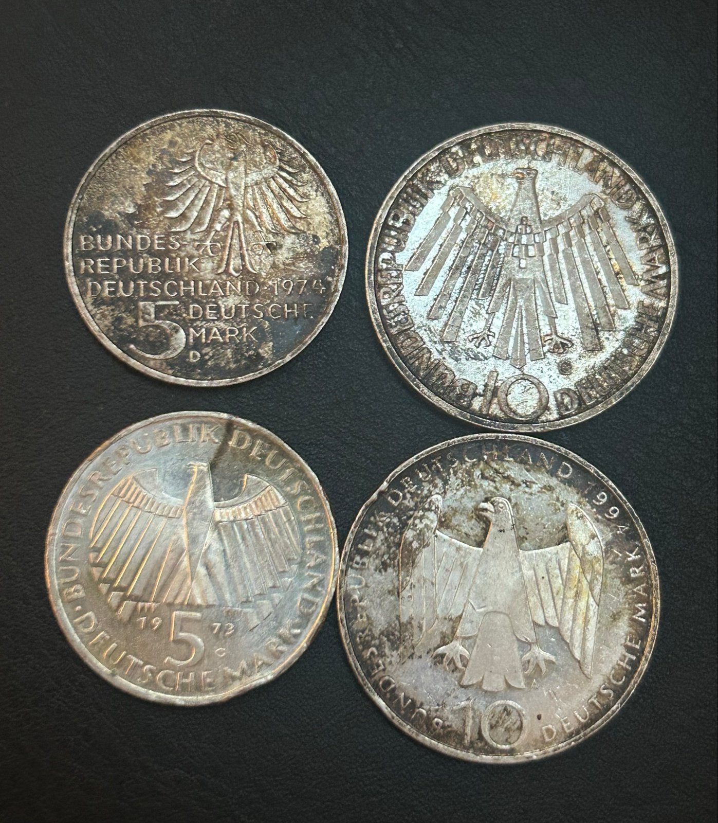 Zilveren Duitse Mark Munten Set, Ophalen of Verzenden, Duitsland, Setje