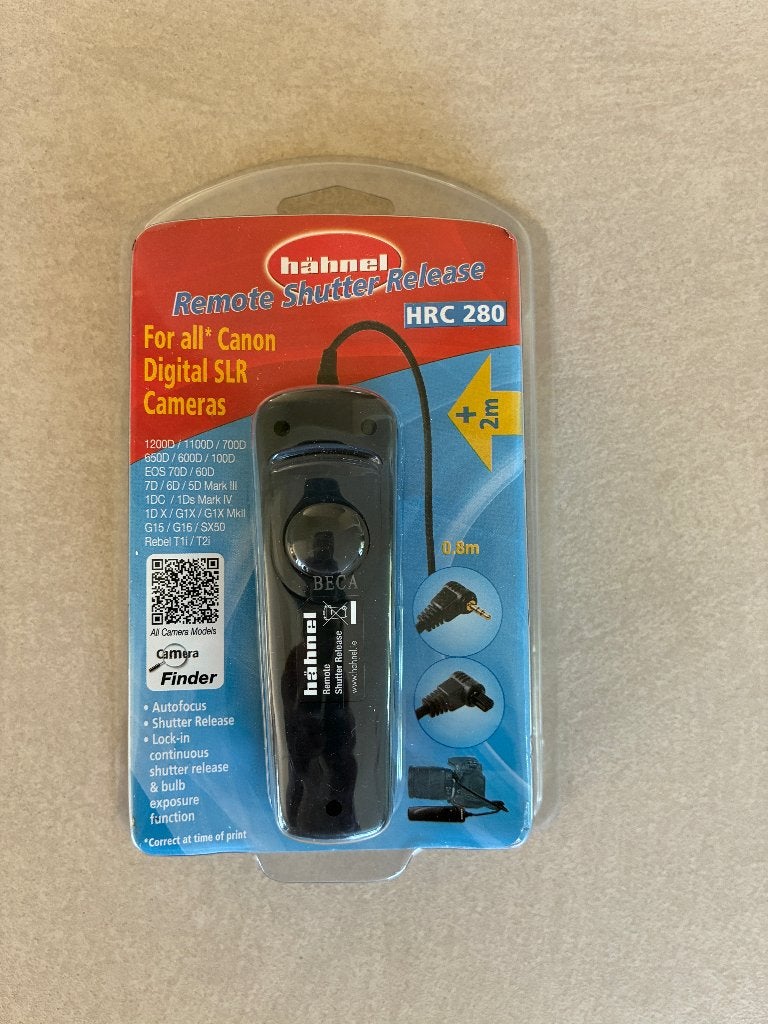 Hähnel draadontspanner - Remote Shutter Release HRC 280, Ophalen of Verzenden, Zo goed als nieuw, Overige merken, Overige typen