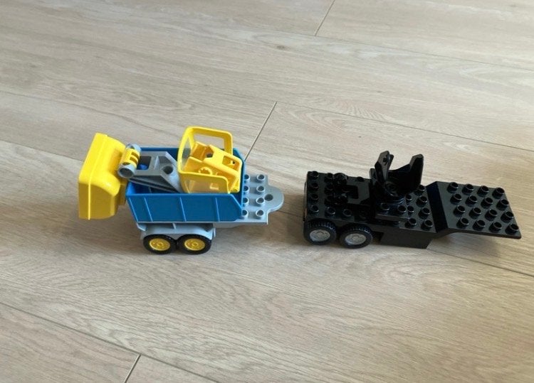 Duplo aanhangers en graafmachine onderdelen, Gebruikt, Inclusief extra onderdelen, Verzenden, Accessoire