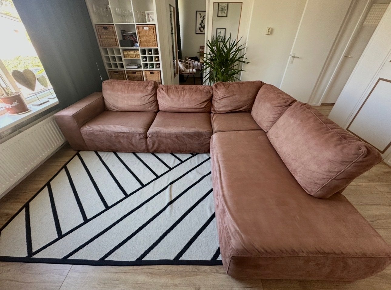 Gratis Hoekbank (300x235 cm), Ophalen, Gebruikt, Hoekbank, 300 cm of meer