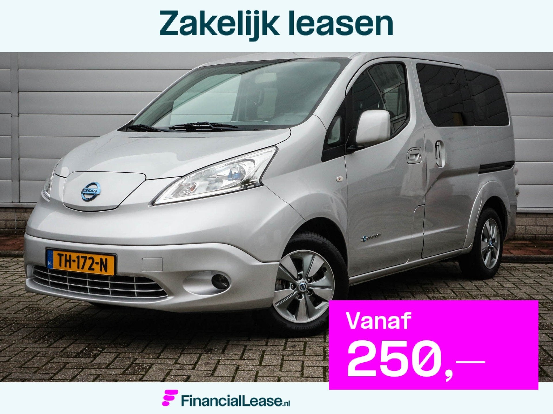Nissan e-NV200 Evalia 40 kWh 2.Zero Edition 7p | Clima | Cru, Stof, Gebruikt, 7 stoelen, Origineel Nederlands