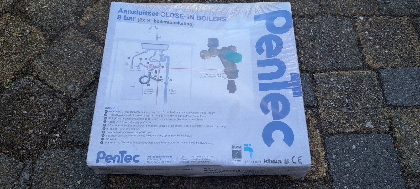 Nieuwe Pentec aansluitset voor een close-in boiler, Ophalen, Nieuw, Onderdeel, Minder dan 3 jaar oud